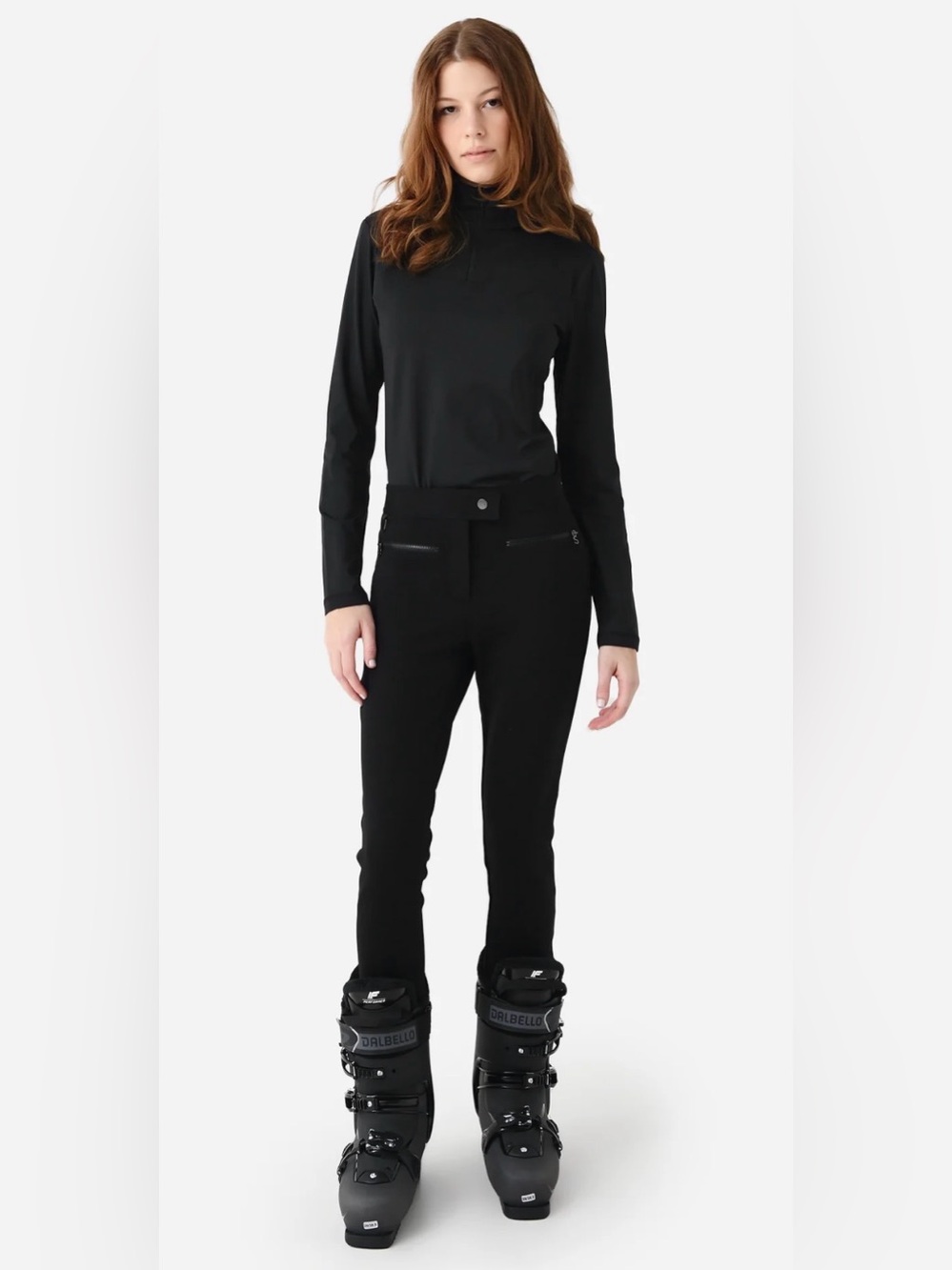 Erin Snow Jes Black Racer Pants Size 8 Slim Leg Snow New
